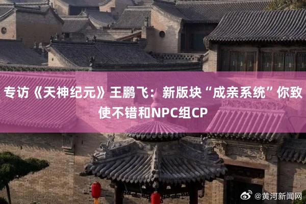 专访《天神纪元》王鹏飞:新版块“成亲系统”你致使不错和NPC组CP