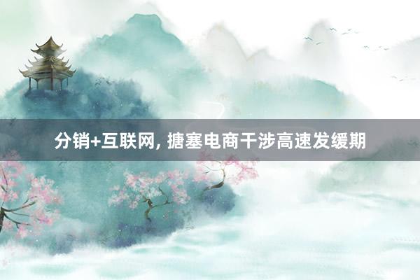 分销+互联网, 搪塞电商干涉高速发缓期
